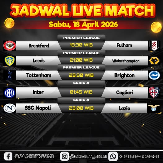 JADWAL PERTANDINGAN