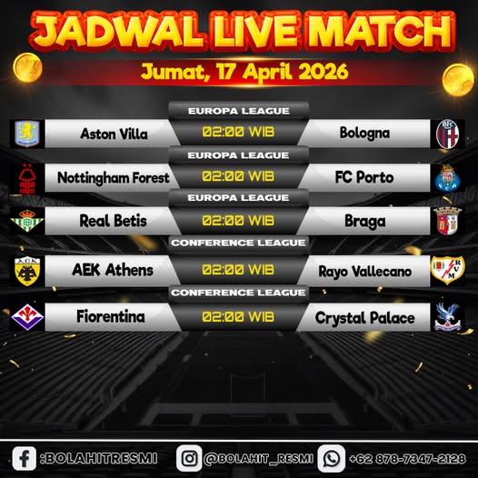 JADWAL PERTANDINGAN