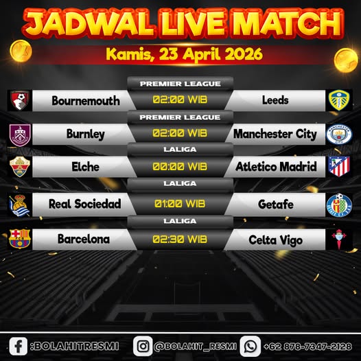 JADWAL PERTANDINGAN