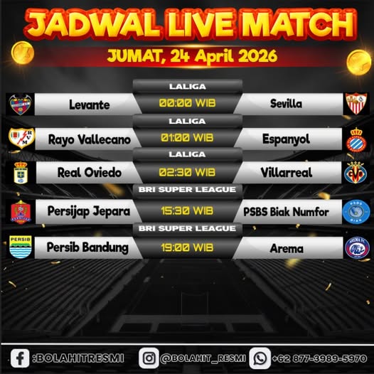 JADWAL PERTANDINGAN