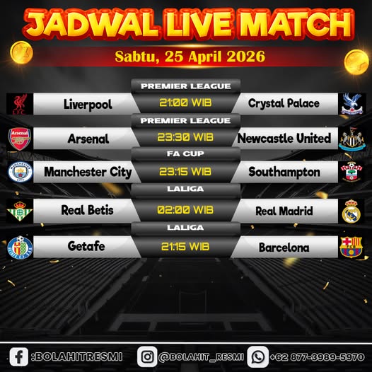 JADWAL PERTANDINGAN