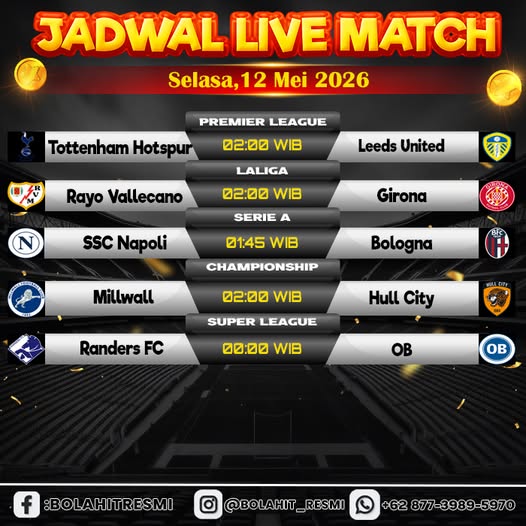 JADWAL PERTANDINGAN